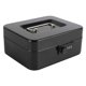 thumbnail image 1 of Caja de efectivo xydled mediana de acero con candado de combinación negra, 1 of 8