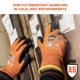 thumbnail image 2 of Guantes de trabajo de invierno Ergodyne ProFlex 7551 impermeables, paquete de 12, 2 of 8