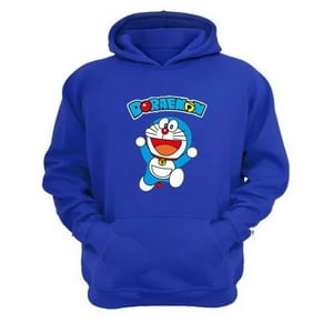 Genérico - Polerón Canguro Doraemon Azul Talla Xs Unisex