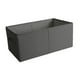 thumbnail image 3 of Caja De Almacenamiento Plegable Para Guardarropa, Caja De Almacenamiento Para Ropa, Libros, Manta XL, Gris, 3 of 3