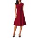 thumbnail image 1 of Vestido sin mangas para mujer INSPIRE CHIC Escote en V Elegante Fiesta de Cóctel Línea A Vestidos S Rojo, 1 of 5