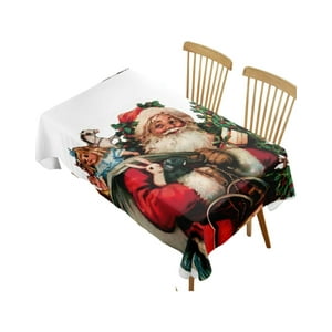 Genérico - Mantel De Navidad Fechas Navideñas 140X220Cm A12