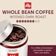 thumbnail image 2 of Grano integral Intenso Bold Roast de Coffee illy, 100% arábica, 250 ml, 6 unidades, 2 of 7