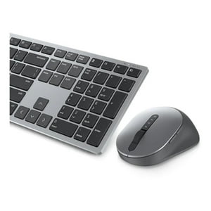 Kit Teclado Y Mouse Dell Km7321W - Español Bluethooth Rf Plateado