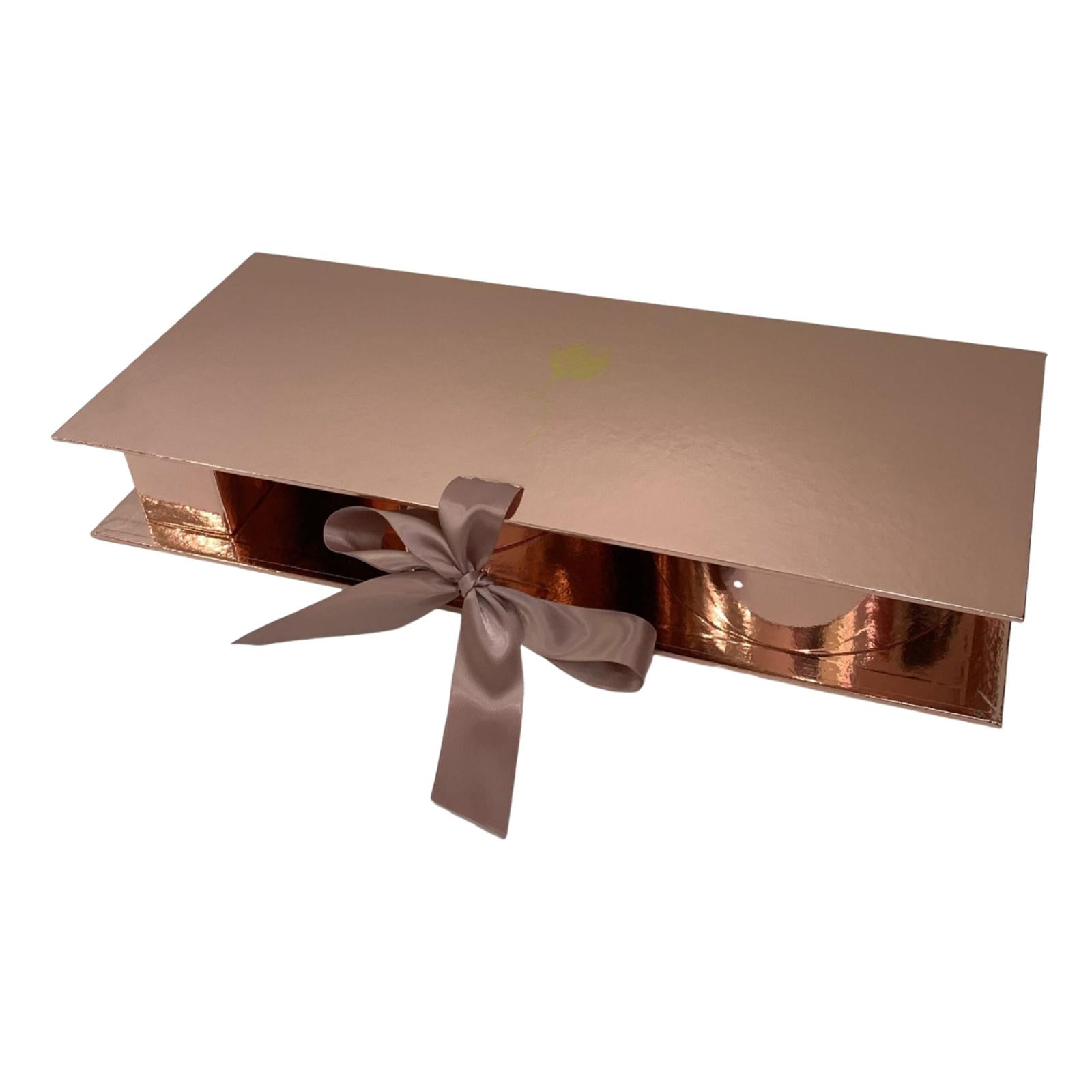 Magideal - Caja De Regalo De Flores Rellenable, Cajas De Embalaje "i Heart U", Caja "i Love You" Para Flores Para Bodas, Cumpleaños, Día De L Oro