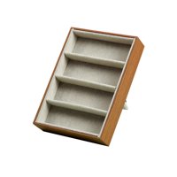 Magideal - Soporte De Madera Para Gafas, Contenedor De 4 Rejillas, Relojes De Joyería, Bandeja De Exhibición De Gafas De Sol, Estuche Organizador De Gafas De Sol , Color De Madera Color Madera
