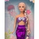 thumbnail image 2 of Muñeca Sirena Lovely Con Vestido De Lentejuelas Juguete purpura, 2 of 6