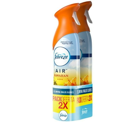 Eliminador De Olores Aerosol Hawaian Aloha Pack Frasco 500 G Febreze