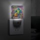 thumbnail image 4 of Monstruos S.A.: Monstruos al Trabajo Luz nocturna LED con sensor de anochecer a amanecer para dormitorio, baño, pasillo, escaleras - Lámpara LED nocturna de enchufe, 0.5W - 1 pieza, 4 of 6