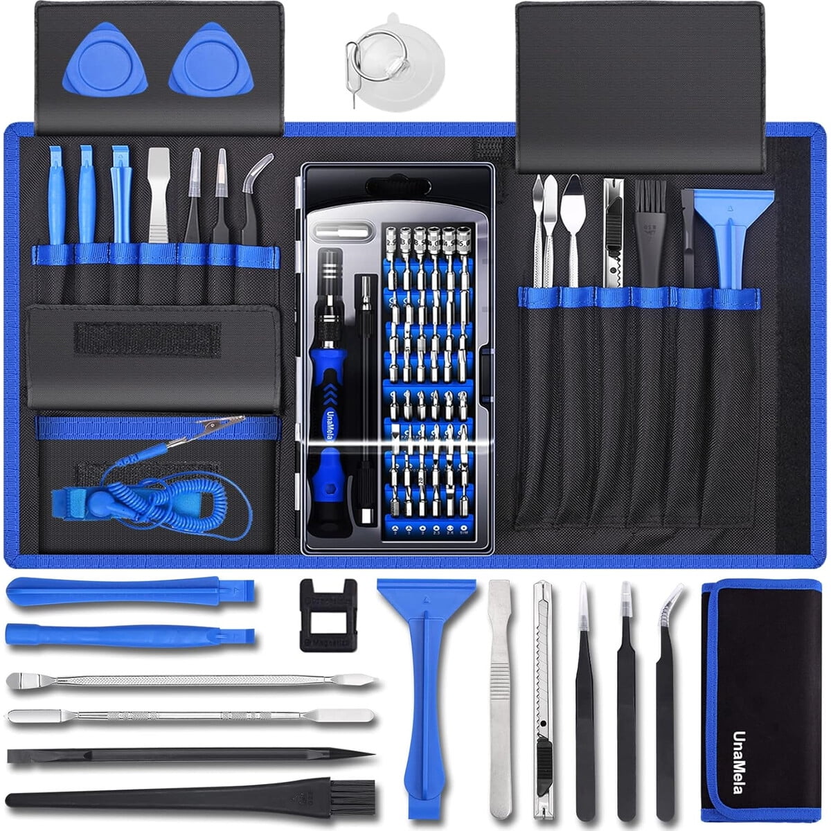 Kit Herramientas Reparación Pc Unamela 80 En 1 Precisión