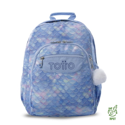 Mochila Escolar Notebook 14"" Acuarela Azul Totto