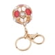 thumbnail image 1 of Llavero Con Colgante De Fútbol De Cristal Con Diamantes De Imitación, Color Rojo, 1 of 2