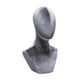 thumbnail image 1 of Soporte De Exhibición De Pelucas Modelo De Cabeza De Maniquí Versátil Para Sombreros Diadema Auriculares Gris, 1 of 5