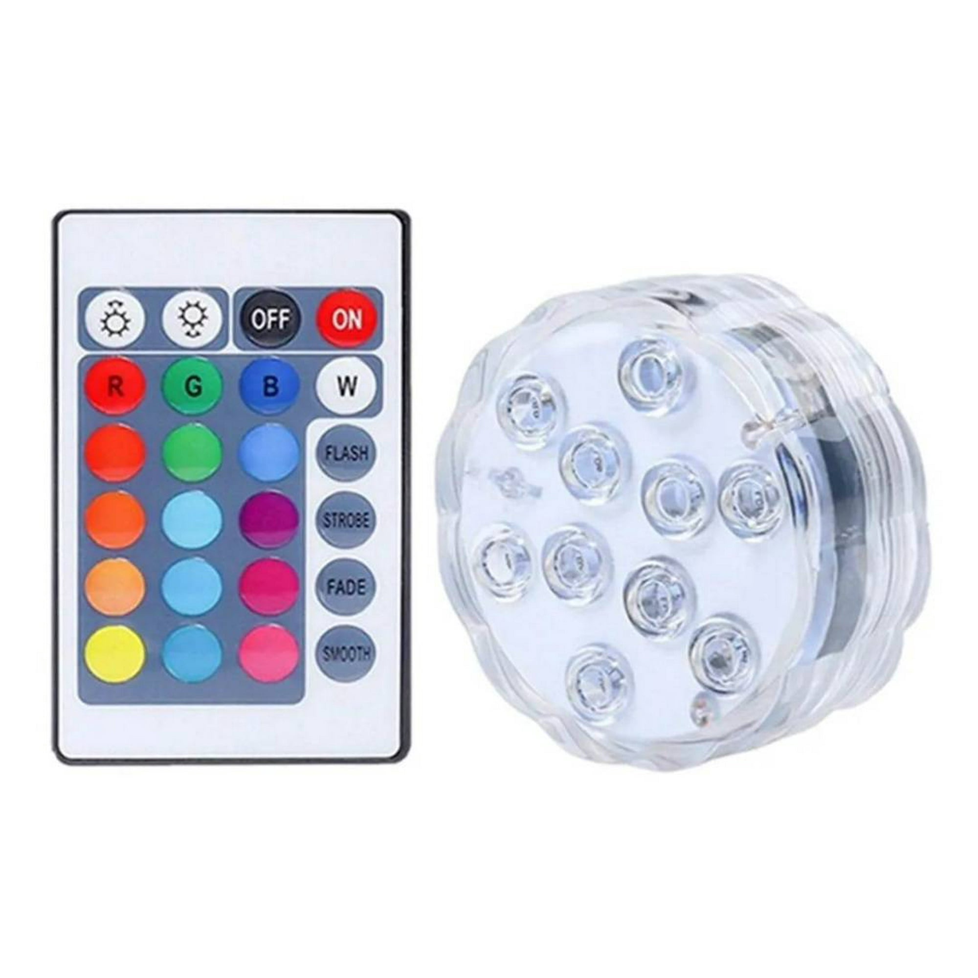 Mundo Eve - Foco Led Sumergible Con Control Remoto