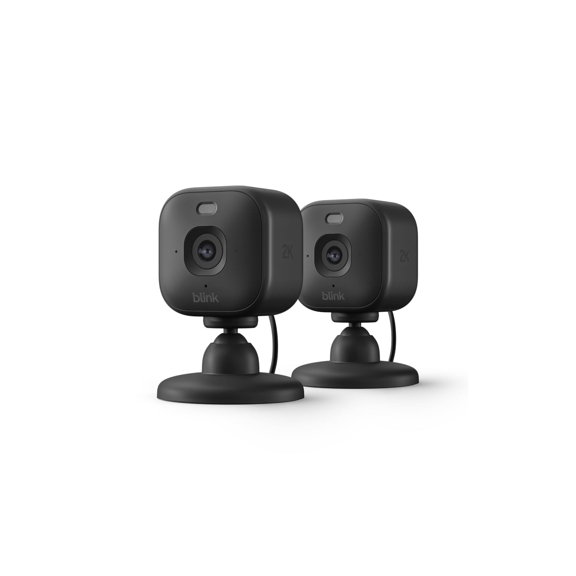 Cámara De Seguridad Blink Mini 2k+ Con 2 Cámaras, Negra