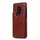 thumbnail image 1 of Flip Folio Leather Wallet Protective Case, Card Holder Slots Pockets Back Cover For Samsung S9+, 1 of 3