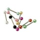 thumbnail image 2 of 8x Anillos De Lengua Acrílicos Moda Multicolor Surtido Anillos De Lengua Flexibles, 2 of 5