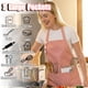 thumbnail image 2 of Delantal de cocina TOSHE de algodón resistente a las gotas de agua con bolsillos, 2 of 7