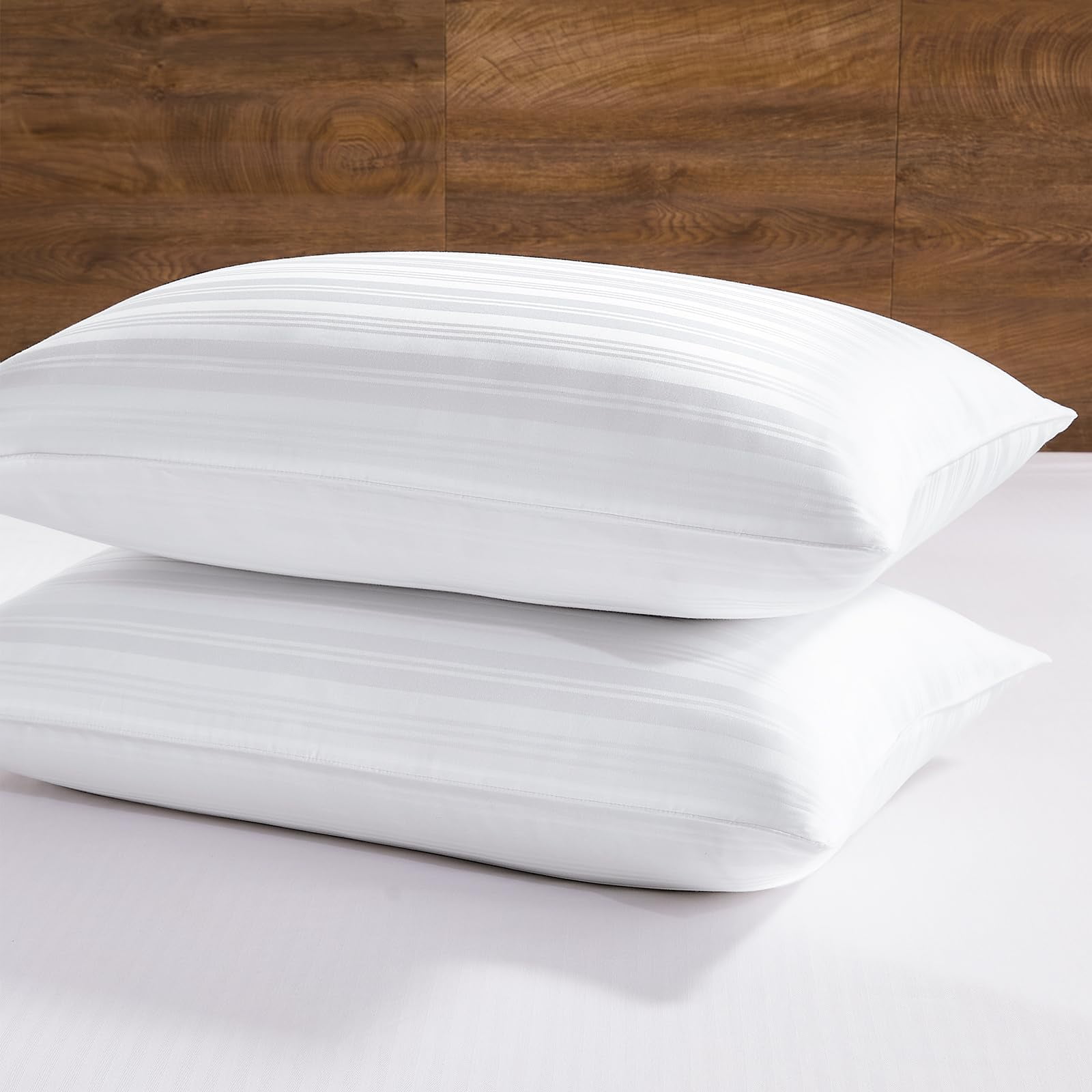 Downluxe - Almohadas Con Plumas De Ganso Y Plumas De Ganso Tamaño Queen X2