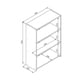 thumbnail image 3 of Estante Organizador Lazo Negro, 3 of 3