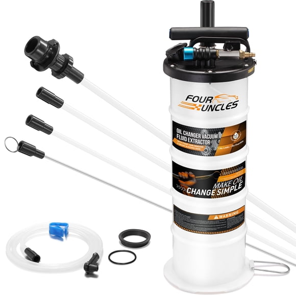 Extractor de fluido, bomba manual neumática FOUR UNCLES, 6.5 L