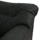 thumbnail image 4 of Sofá América 2 Cuerpos Cuero Auris Negro, 4 of 5