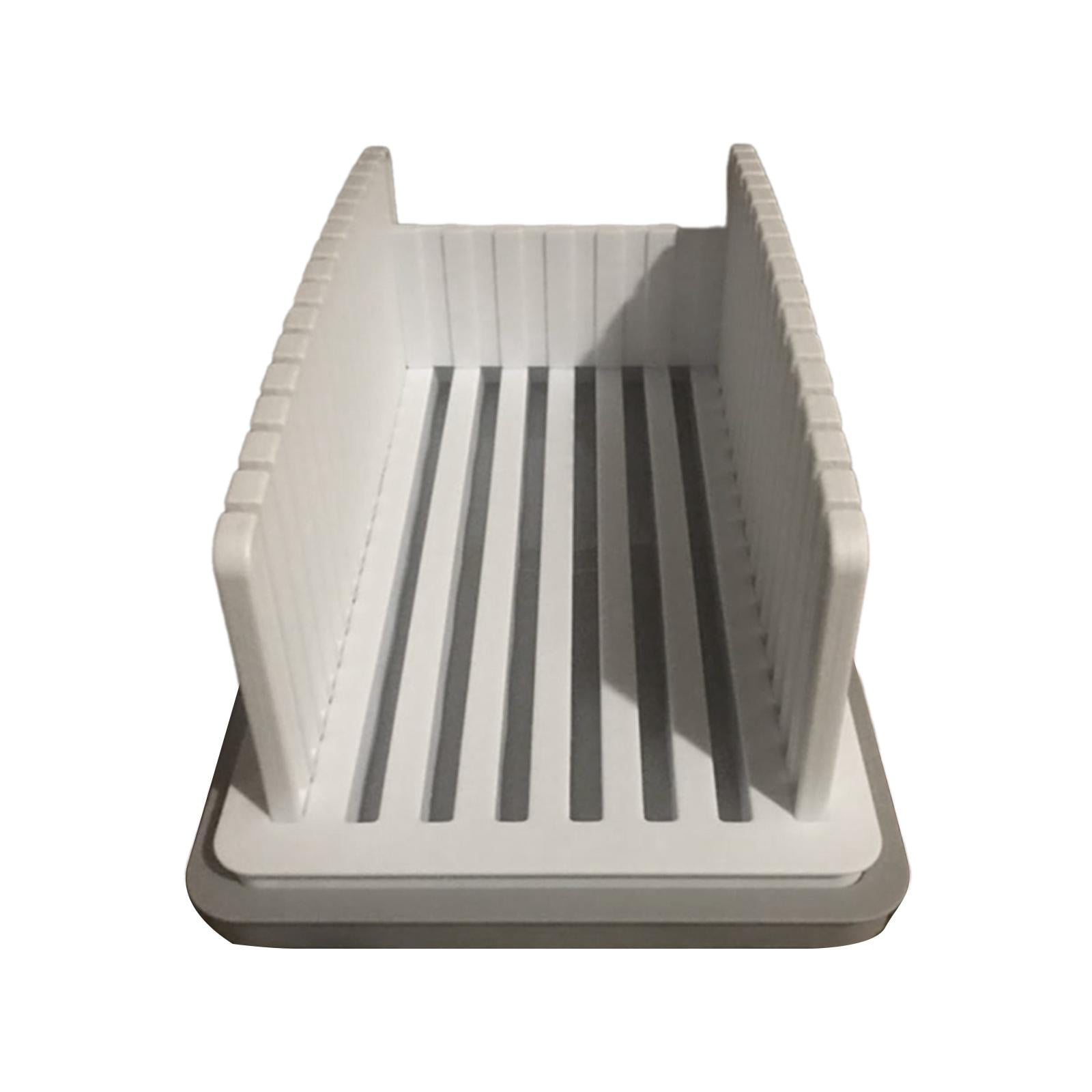 Magideal - Tabla De Cortar, Bandeja Para Rebanar Pan, Guía De Corte Compacta, Estante Para Rebanar Tostadas Manuales, Pan Casero Para Hornear, Accesorios De Coci