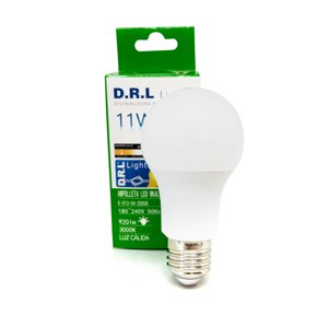Ampolleta Led Drl 11W 920Lm 220V Luz Cálida O Blnca Fría Sec