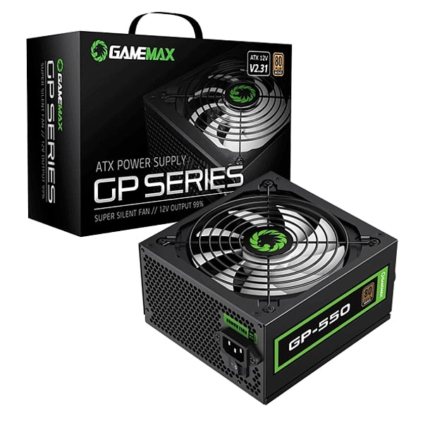 Fuente De Poder Gamemax GP-550 550w 80 Plus Bronce | Lider
