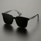 thumbnail image 1 of 1pc Men's Vintage Oval UV400 Sunglasses Decorative Eyewear For All Seasons, 1 of 3
