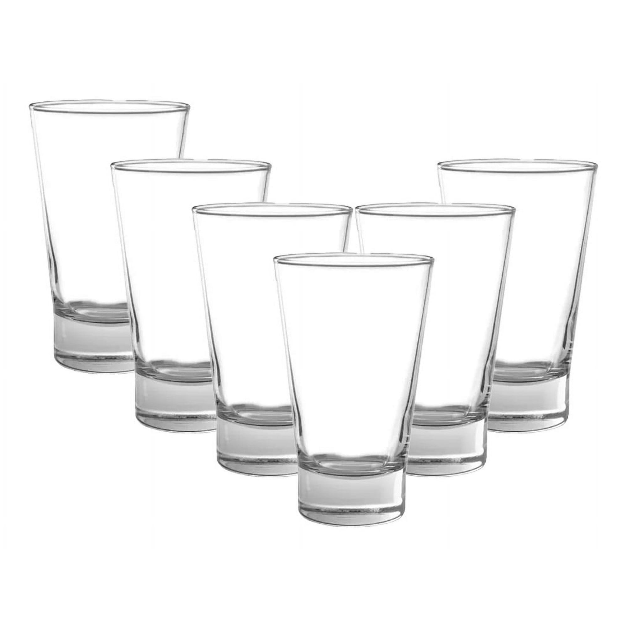 Disparo - Set 6 Vasos Bajos De Vidrio 347ml Modelo London Jugo Agua