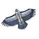 thumbnail image 4 of Cometa de realistas, señuelo de espantapájaros para jardín al aire libre, protege los de agricultores, espantapájaros de granja para , azul oscuro blanco, 4 of 5