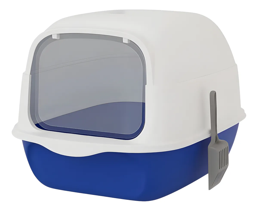 Genérico - Arenero Para Gatos Roro Cerrado Baño Sanitario Caja Arena Gato Roro Color Azul - 1000245