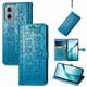 thumbnail image 1 of Funda Cartera FOXDOCK para Motorola Moto E15 , Flip PU con Relieve de Gatos y Perros, Tarjetero y Soporte, 1 of 6