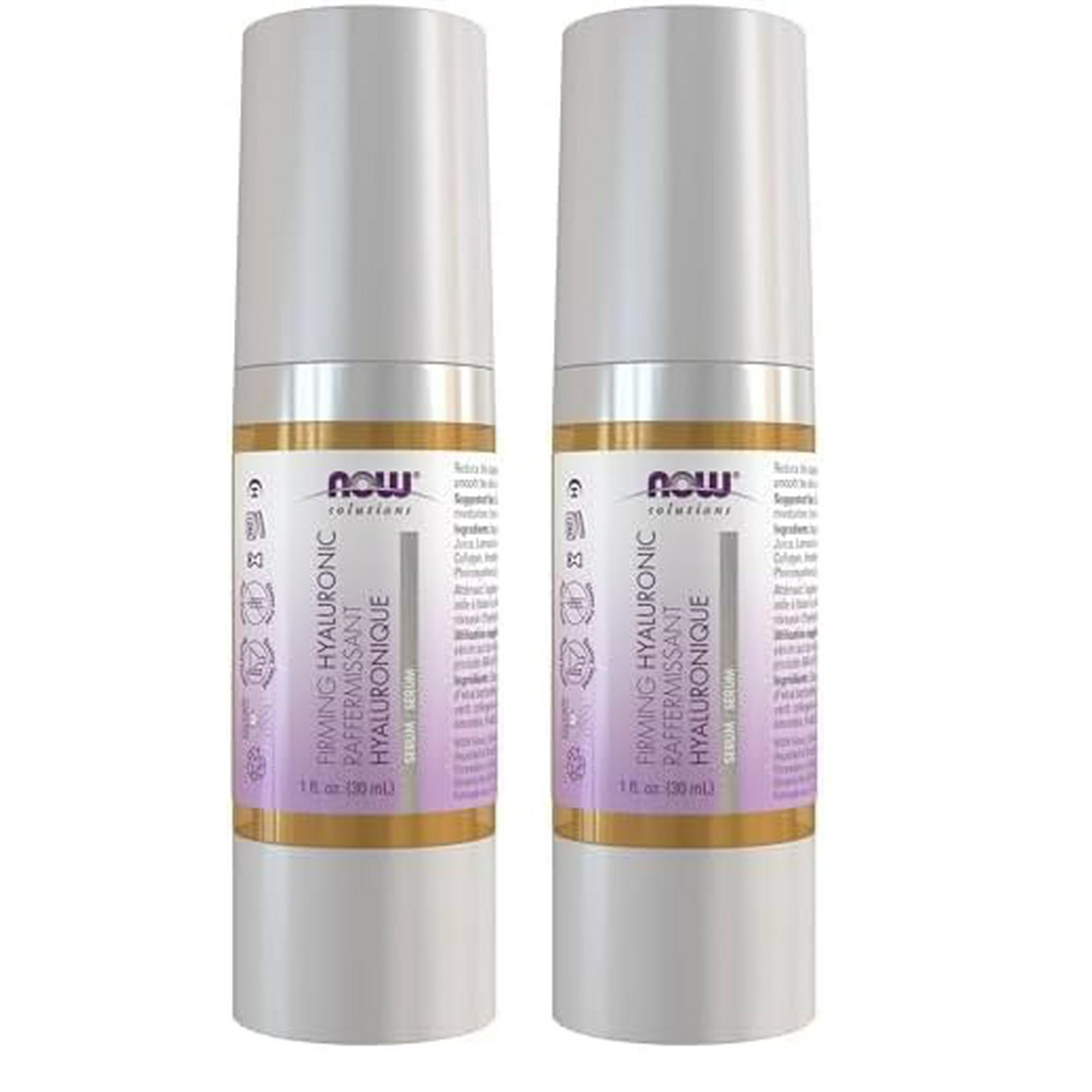 Now Foods - Serum Now Solutions, Ácido Hialurónico, Reafirmante, 30 Ml (paquete De 2)