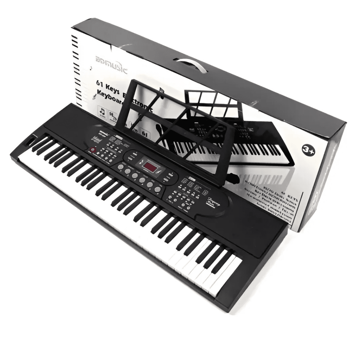 Genérico - Teclado Órgano Musical 61 Teclas 10 Tonos 100 Ritmos