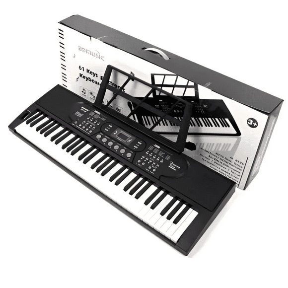 Teclado Órgano Musical 61 Teclas 10 Tonos 100 Ritmos