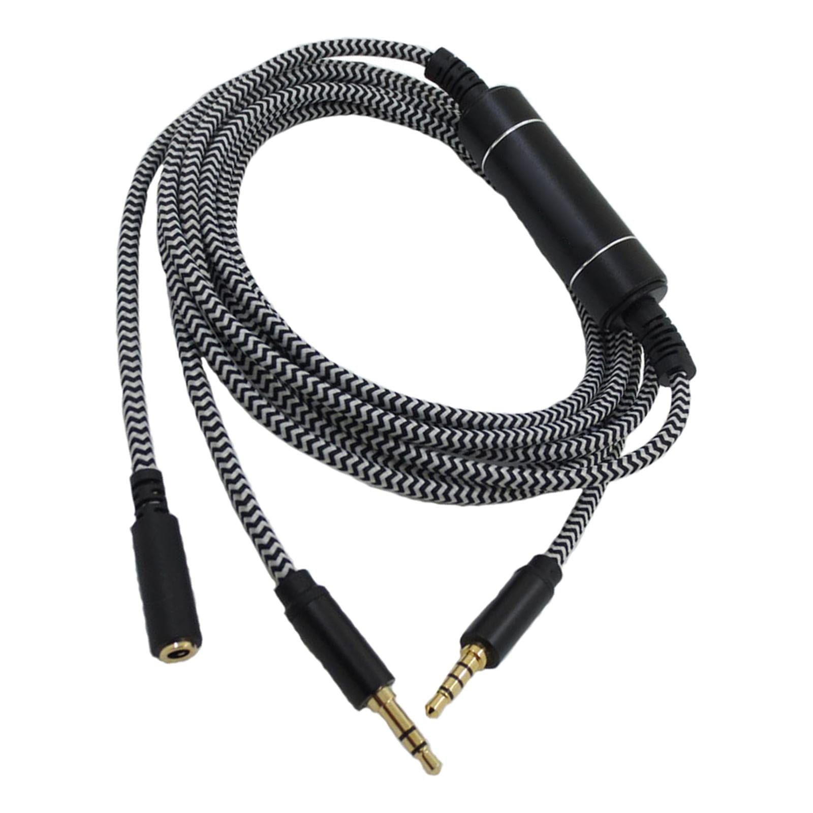 Cable De Audio De 3,5 Mm De Metal Macho A Hembra De 2,5 M De Longitud ...