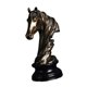 thumbnail image 4 of Estatua De Busto De Cabeza De Caballo, Artesanías De Resina, Buena Fortuna Para Estantería, Decoración Del Hogar, 4 of 5