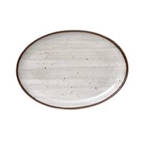 Platter Yanco Lyon Ly-2114, Esmalte Reactivo De Porcelana, 35,5 X 25,5 Cm