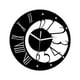 thumbnail image 2 of Reloj De Pared Nórdico, Decoración De Pared Nórdica Sencilla Para Dormitorio, Sala De Estar, Aula, Negro, 2 of 5