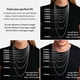 thumbnail image 5 of Collar ASHINE de plata esterlina 925 de 46 cm para mujer, 5 of 9