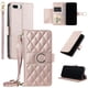 thumbnail image 5 of Funda tipo billetera FOXDOCK para iPhone 8 Plus – Tapa abatible con correa para mujer, 5 of 5