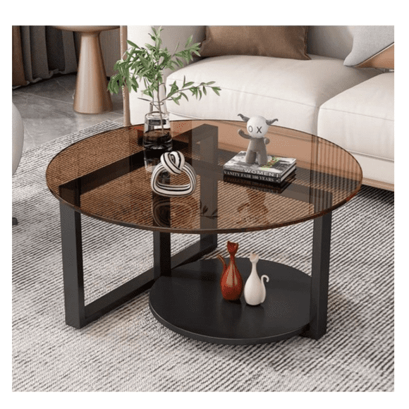 Mesa De Centro Moderna De Vidrio Templado