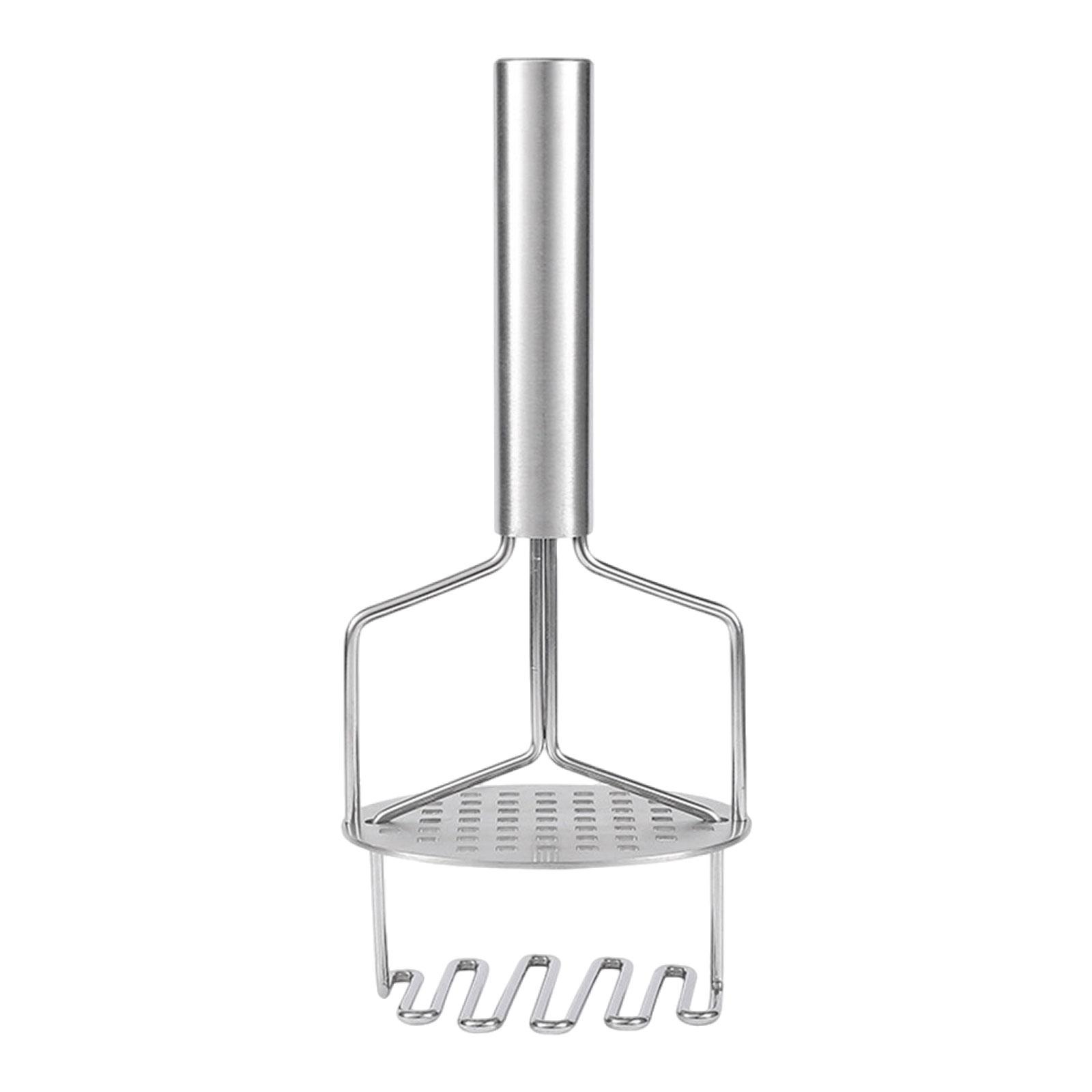 Magideal - Machacador De Patatas Manual, Forma Plana, Mango Cómodo, De Alimentos, Integrado Para Carne De Jengibre, Ajo, Bayas, Patatas