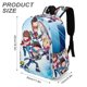 thumbnail image 3 of Niños Ninja-theme Backpack, Campus style schoolbag Bookbag with Adjustable Shoulder Straps And Large Zip Compartment, Unisex Travel Bags.42x30x15cm, 3 of 6