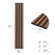 thumbnail image 3 of Wall Panel Wpc Revestimiento Interior 2.70m Tabaco-Negro . Pack 2 Un, 3 of 6