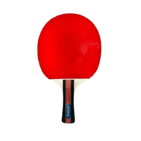 Genérico - Set Par Paleta Raqueta Ping Pong + 3 Pelotas + Estuche #1