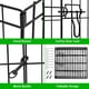 thumbnail image 4 of Playpen Artmalle Puppy Pet, 8 paneles, 60 cm, metal para interiores y exteriores, 4 of 7