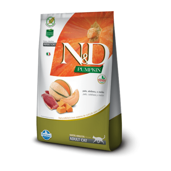 N&D Pumpkin Feline Gato Adulto Pato Calabaza y Melón 1,5kg